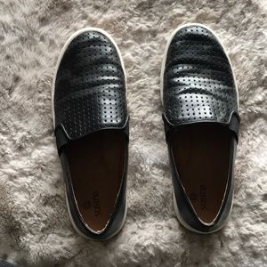Susina black slip on sneakers